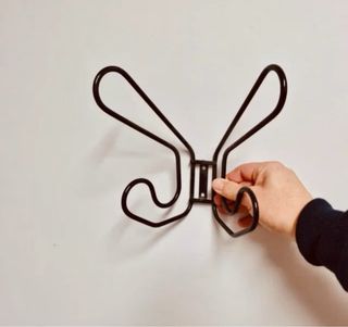 Colgador de pared metal negro Ikea