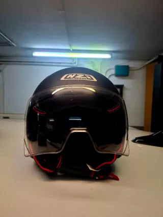 2x1 Cascos NZI Negro talla M + talla XS