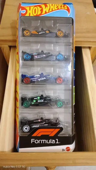 Hot Wheels Fórmula 1 Pack 5 Carros