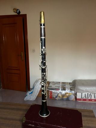 Clarinete madera antiguo S. XX