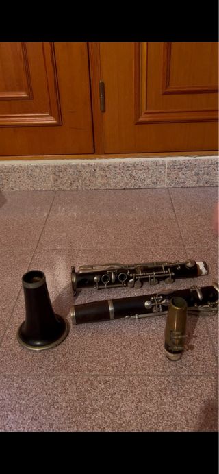 Clarinete madera antiguo S. XX