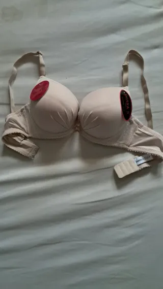 Pack 2 Sujetadores 85B Negro y Carne