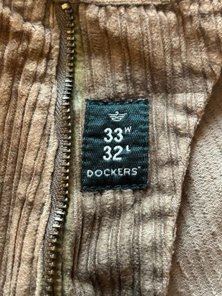 Pantalón pana Dockers caballero marrón