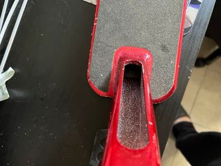 Base patinete scooter rojo