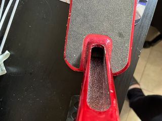 Base patinete scooter rojo