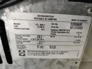 Nevera camper 12v/220v