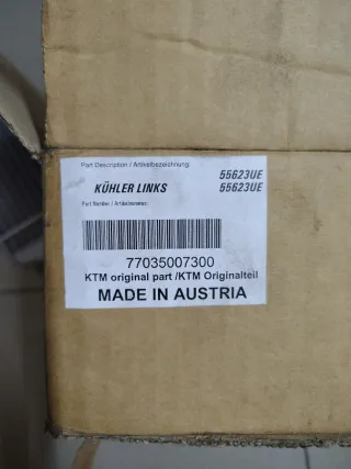 Radiador Izquierdo KTM Husqvarna