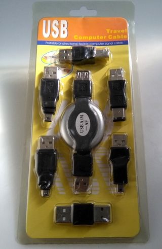 Kit Cables USB y Adaptadores Travel
