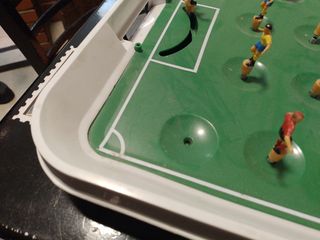 Juego de futbolín de mesa