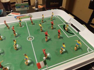 Juego de futbolín de mesa