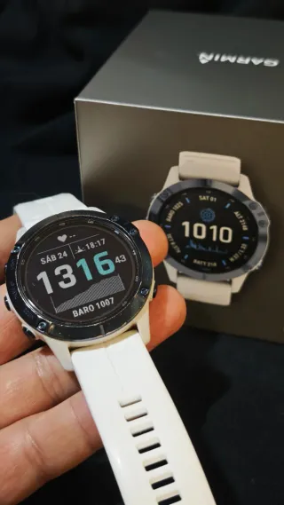 Garmin Fenix 6 Pro Solar Edición Mineral Blue