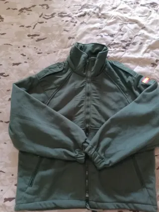 Chaqueta Polar Militar Ejército Verde España