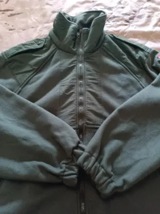 Chaqueta Polar Militar Ejército Verde España