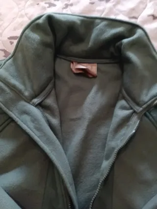 Chaqueta Polar Militar Ejército Verde España