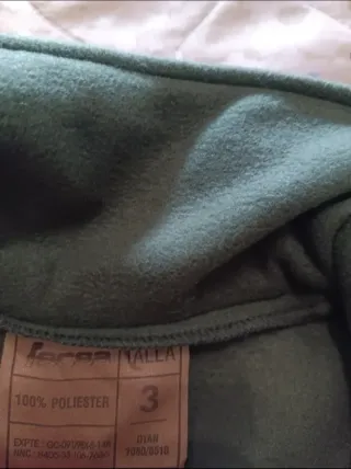 Chaqueta Polar Militar Ejército Verde España