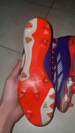 Adidas Predator Scarpe Calcio Blu Arancioni