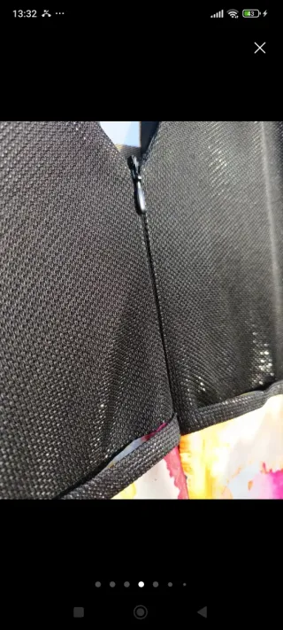 Vestido fiesta estampado floral talla 44