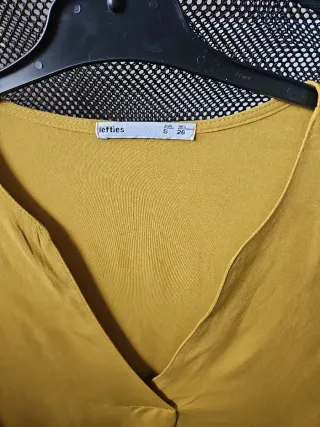 Blusa mujer amarilla talla S