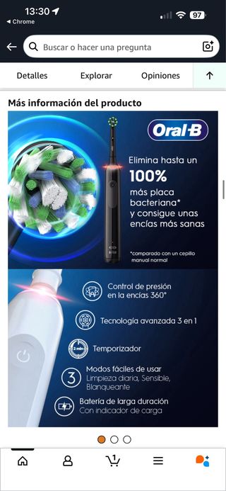 Oral-B Pro Series 3 Cepillo Eléctrico (Nuevo)