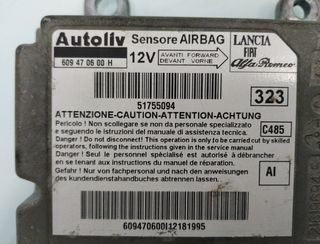 Centralita airbag fiat 51755094 linea (110) 507107