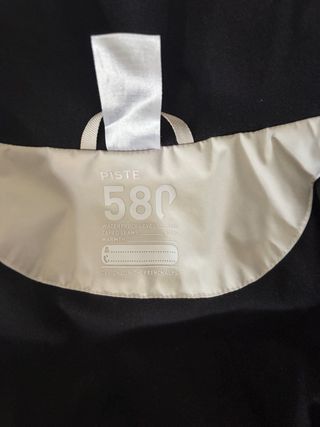 Chaqueta de esquí infantil blanca talla 8 anos