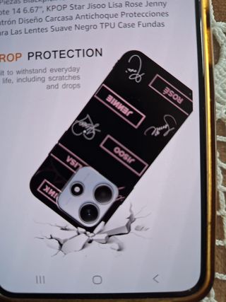 Dos Fundas para Móvil Redmi Note 14 6.67 Blackpink