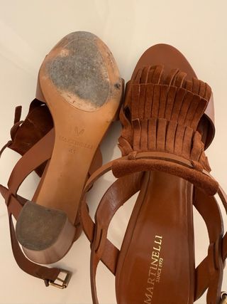 Sandalias Martinelli Marrones con Flecos