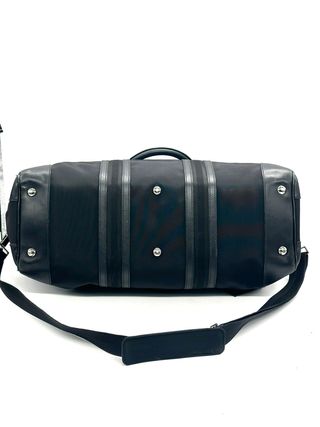 Valigia Gucci Nero Pelle e Tela