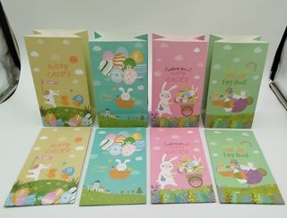 12 Bolsas Papel Pascua
