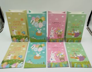 12 Bolsas Papel Pascua