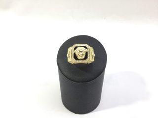 sello oro 18k con circonita