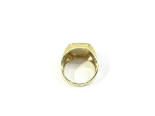 sello oro 18k con circonita