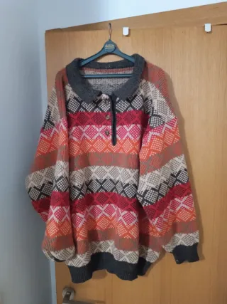 Jersey Vintage Lana XL Estampado