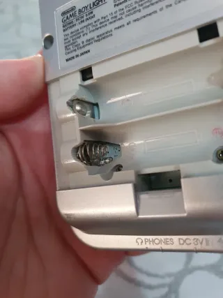 Nintendo Game Boy Light Plata