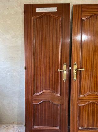 Puertas de madera maciza interior