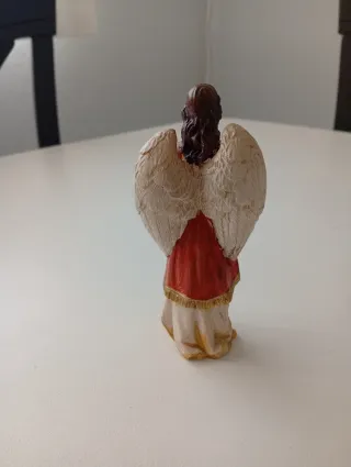 Set di figure per presepe: Re Magi, Angelo, mulo-bue