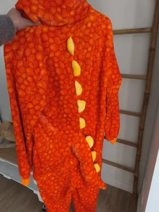 Disfraz Dinosaurio Naranja Talla Única