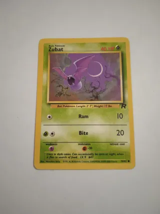 Carta Pokémon Zubat