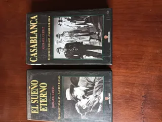 2 Películas VHS Clásicas: Casablanca y El Sueño Et
