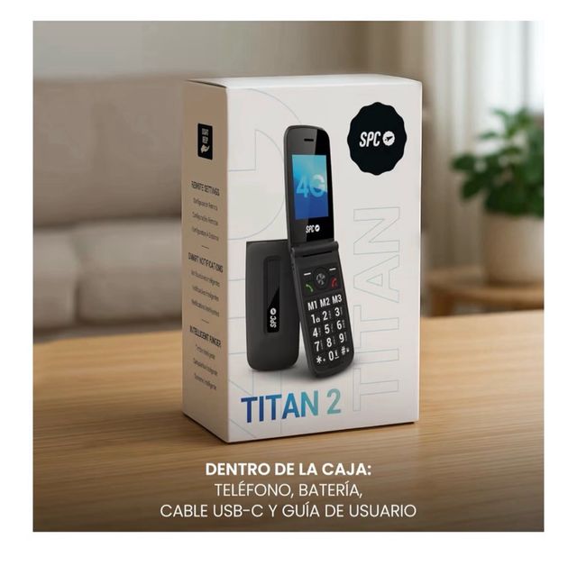Telefono mobile SPC Titan 2 Cover 4G