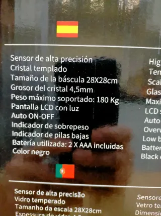 Báscula de Baño Digital Euro Life