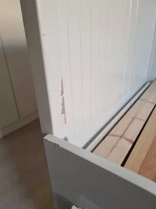 Cama nido blanca con cajones