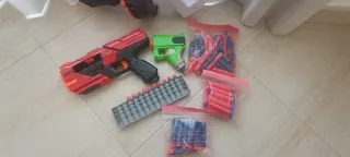 Conjunto Pistolas Nerf y Accesorios