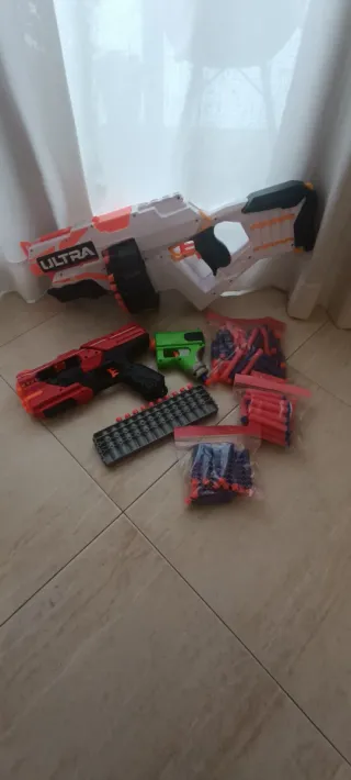 Conjunto Pistolas Nerf y Accesorios