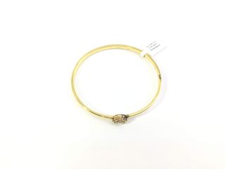 pulsera oro 18k con piedra con circonita