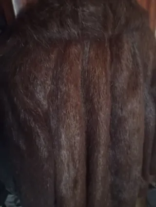 Abrigo de señora suave de pelo