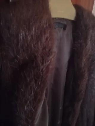 Abrigo de señora suave de pelo