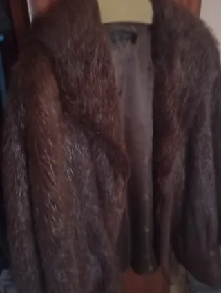 Abrigo de señora suave de pelo