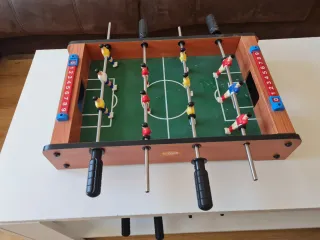 Mini futbolín de mesa