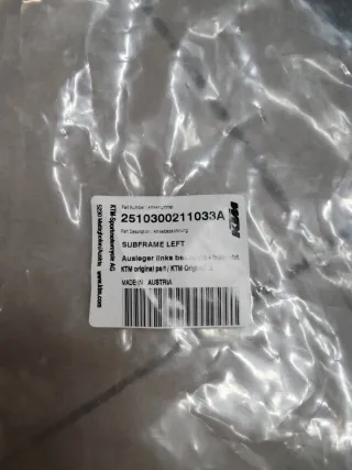 Subchasis Izquierdo Husqvarna